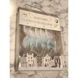 Ellen Tracy Shaped Powder Puff Set 15 Count For Applying Fine Powders